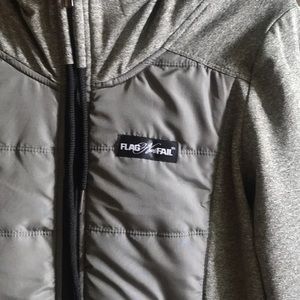 Flag Nor Fail light gray jacket